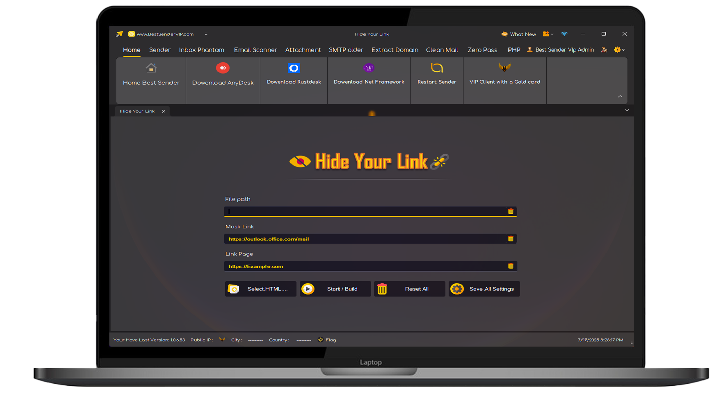 Hide Your Link