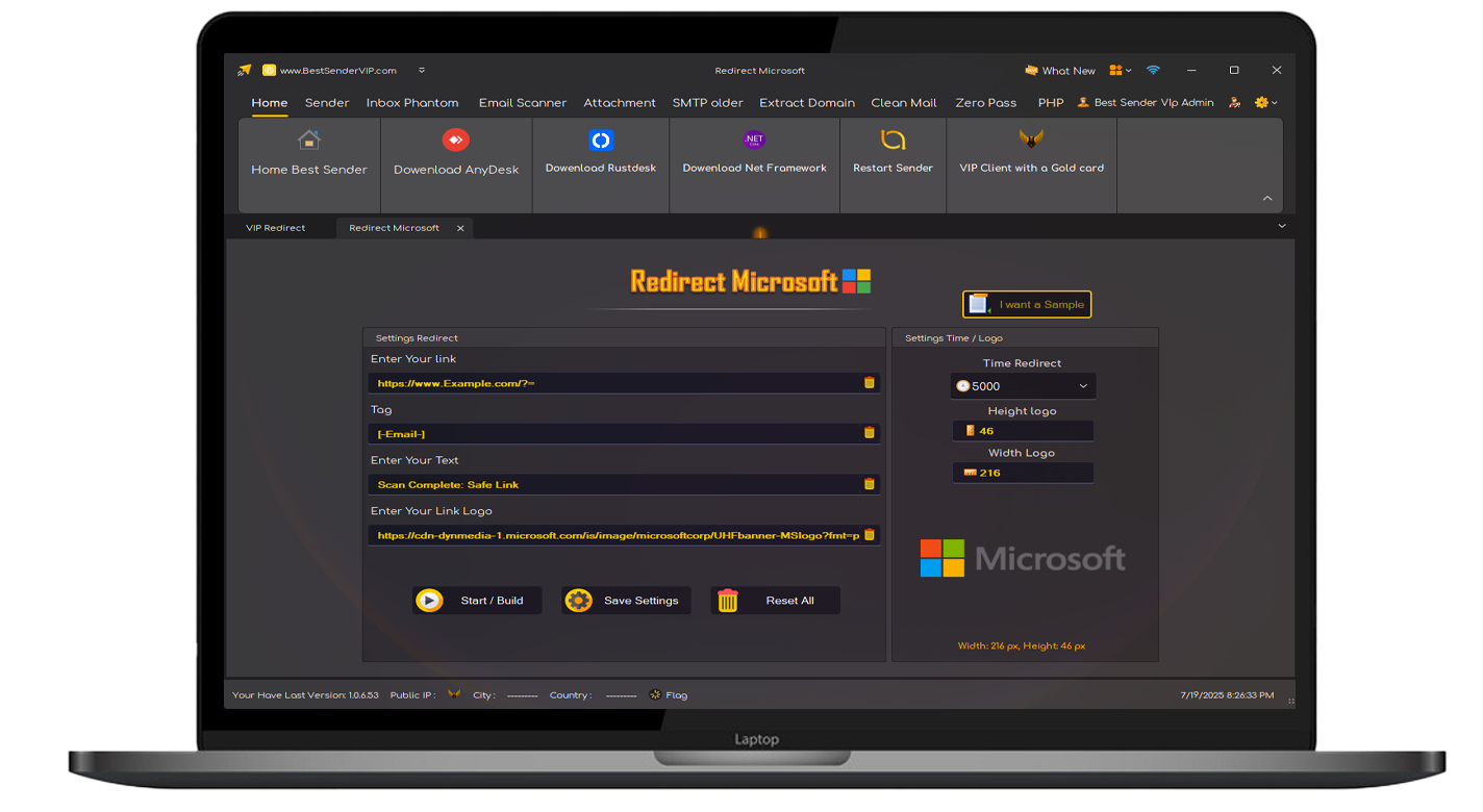 Redirect Microsoft
